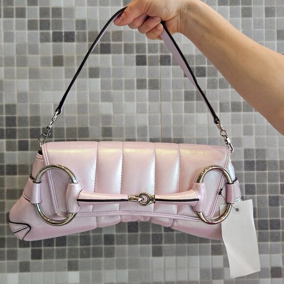 GUCCI Horsebit Chain Medium Shoulder Bag - Picture 3 of 13